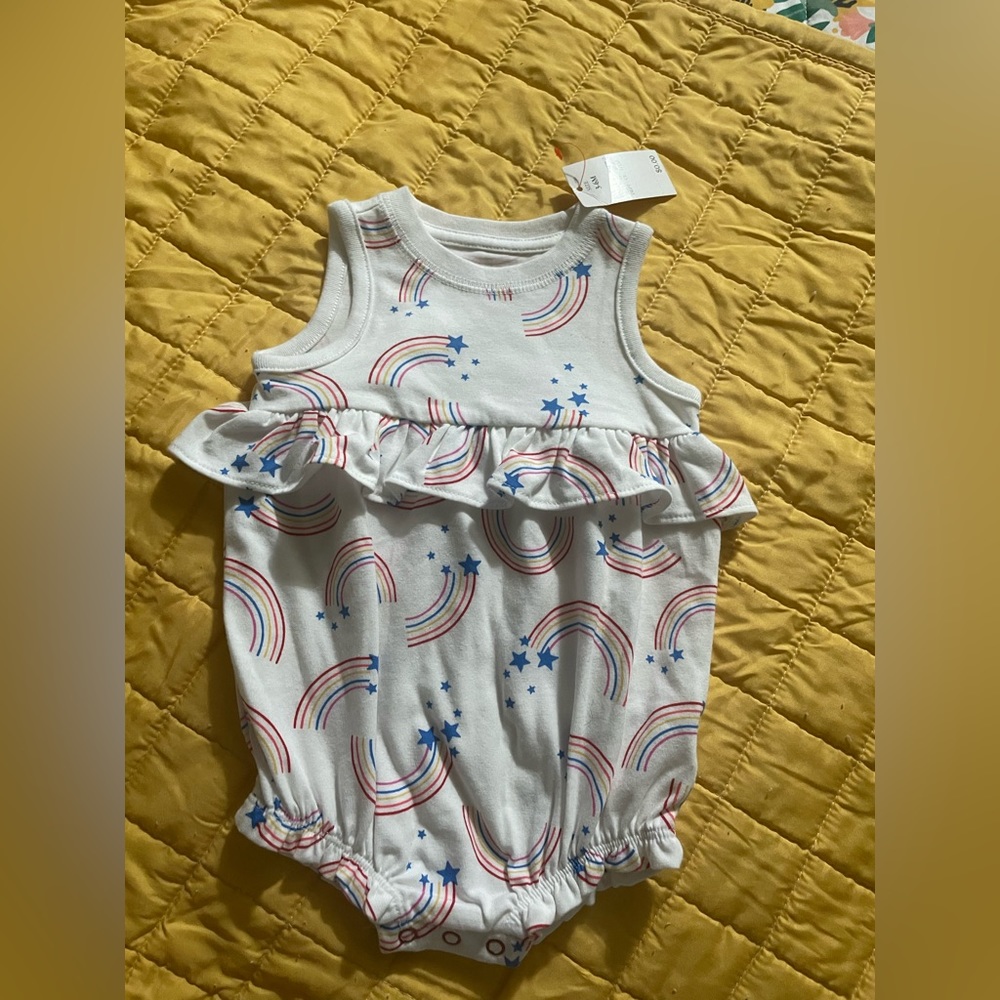 Brand new Cat & Jack 4th of July onesie